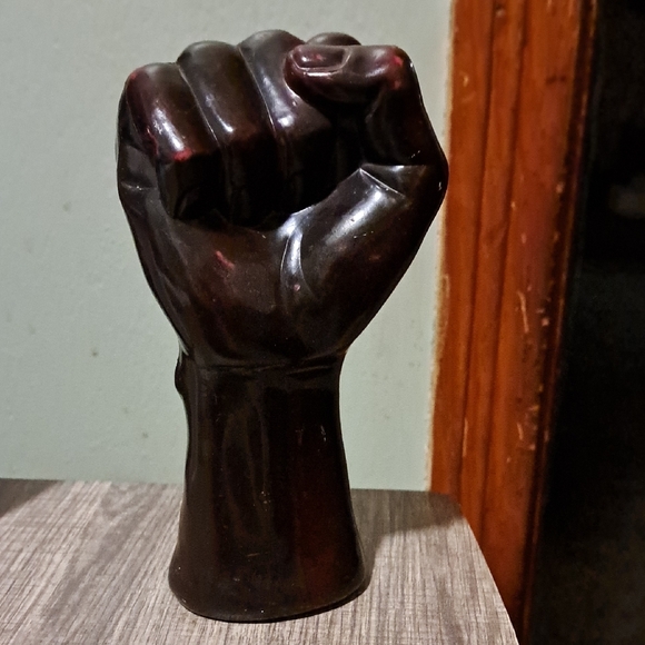 BLACK POWER CLENCHED FIST SCULPTURE